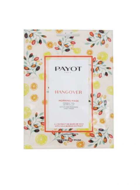 Payot Hangover – Masque Tissu Détox Éclat