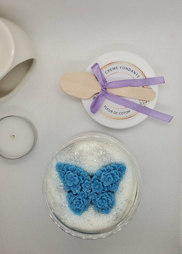 Fondant crémeux "Fleur de coton"