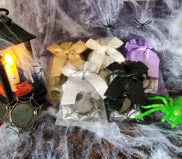 🕷️ Ensemble porte bougie métal Halloween