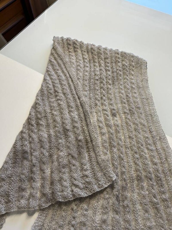 écharpe tricot fantaisie