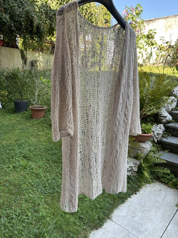 veste été tricot fantaisie