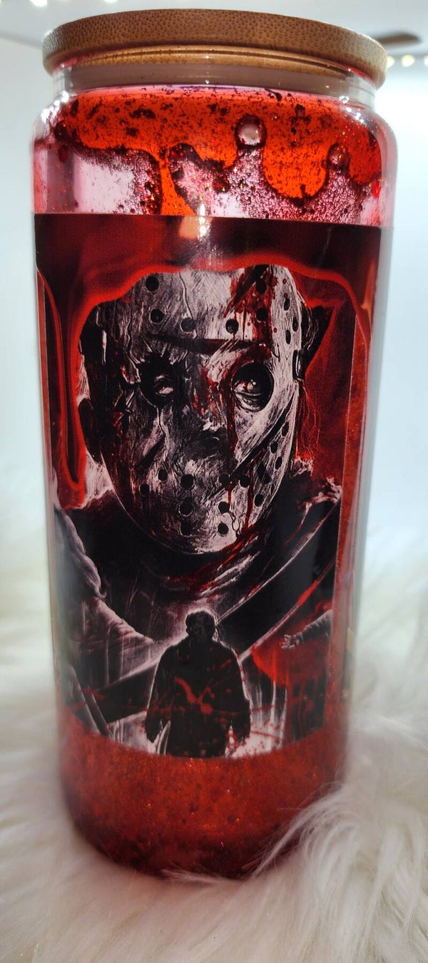 Jason Horror Snow globe tumbler