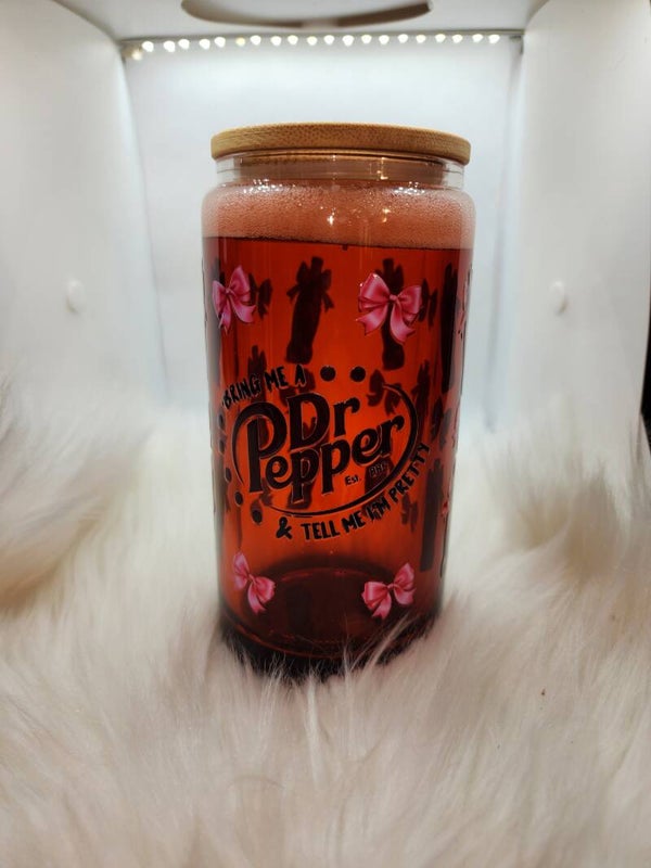 Dr.pepper with bows