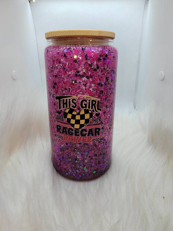 This girl loves her race car driver- pink