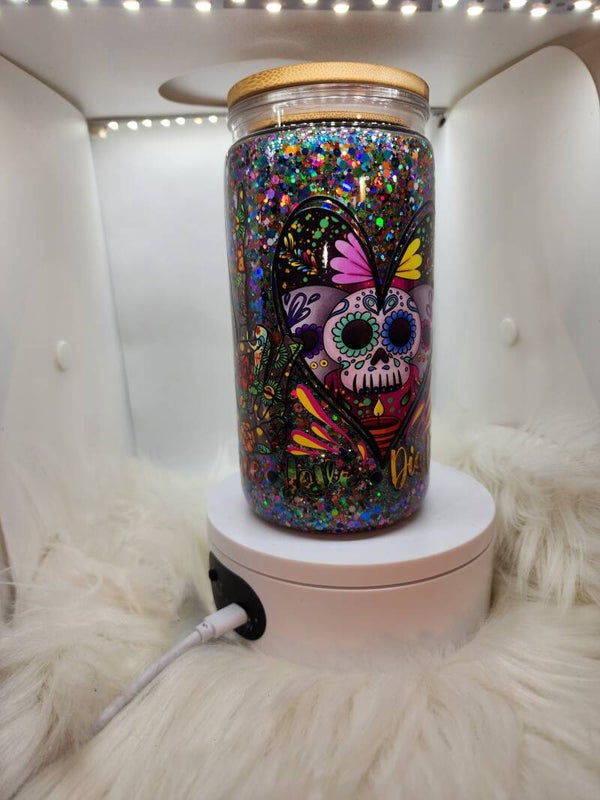 Peace love dia de los muertos