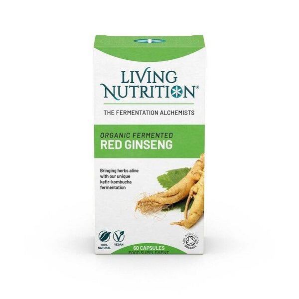 Living Nutrition - Fermented Red Ginseng Bio - 60 caps.