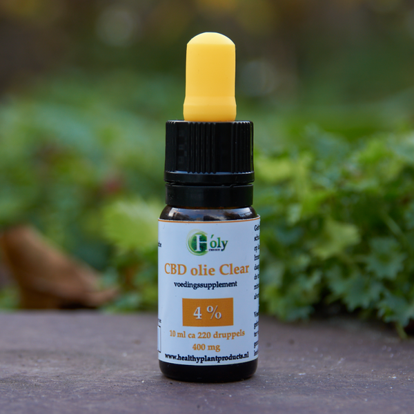 Healthy Plant - H'oly CBD olie 4 % Clear Label.