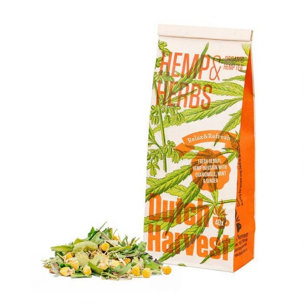 Dutch Harvest - Hennep thee, Hemp & Herbs Bio - 40 gr.
