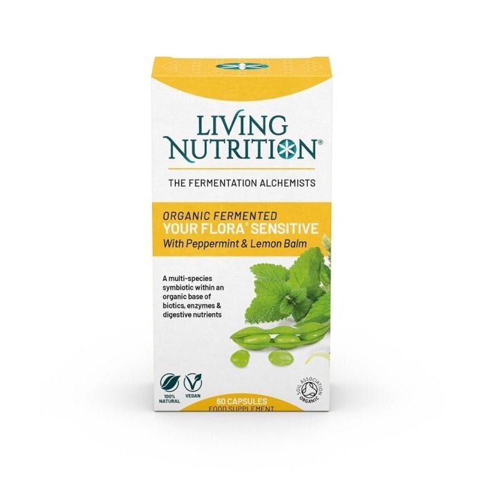 Living Nutrition - Your Flora - Sensitive Gefermenteerde Pepermunt Citroenmelisse Bio - 60 caps.