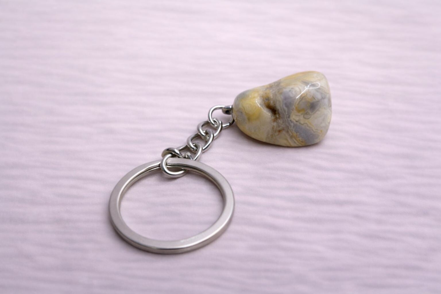 Agaat Sleutelhanger gepolijst