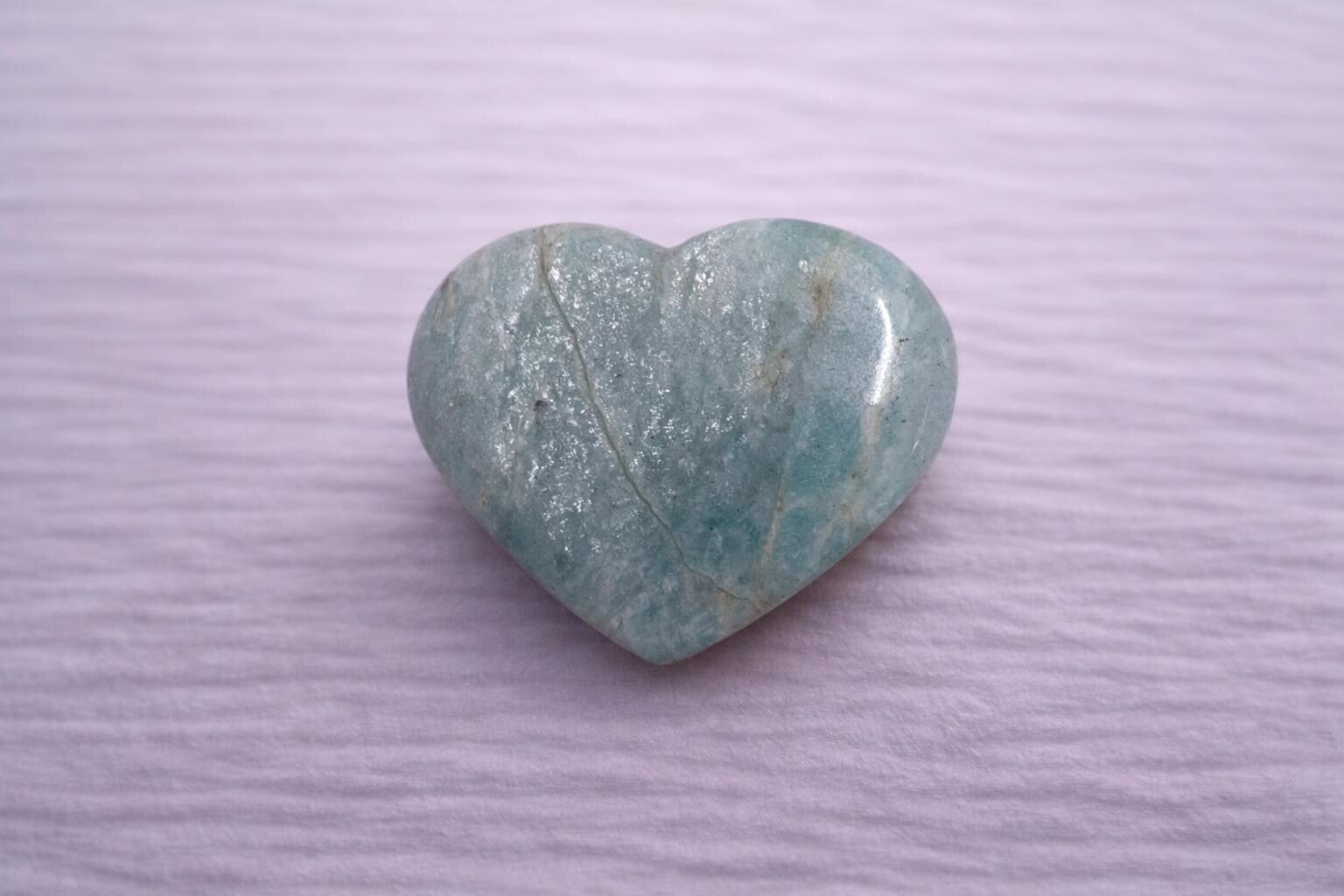 Amazoniet palmsteen hart