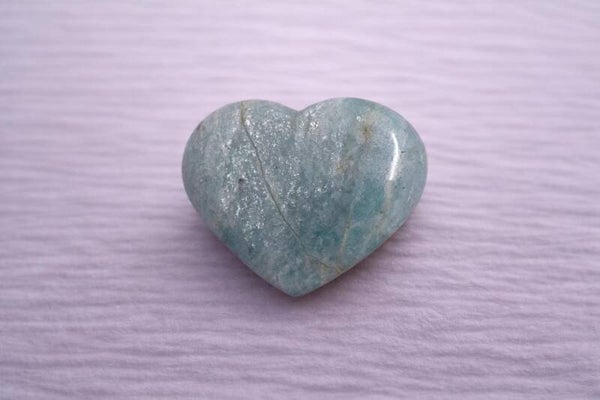 Amazoniet palmsteen hart