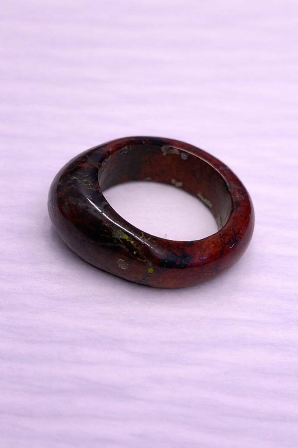 Brecciated Rode Jaspis Ring