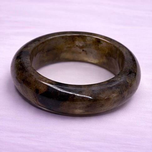 Bruine Labradoriet Ring