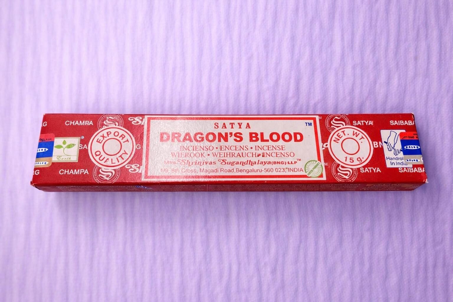 Satya Dragon’s Blood Wierookstokjes