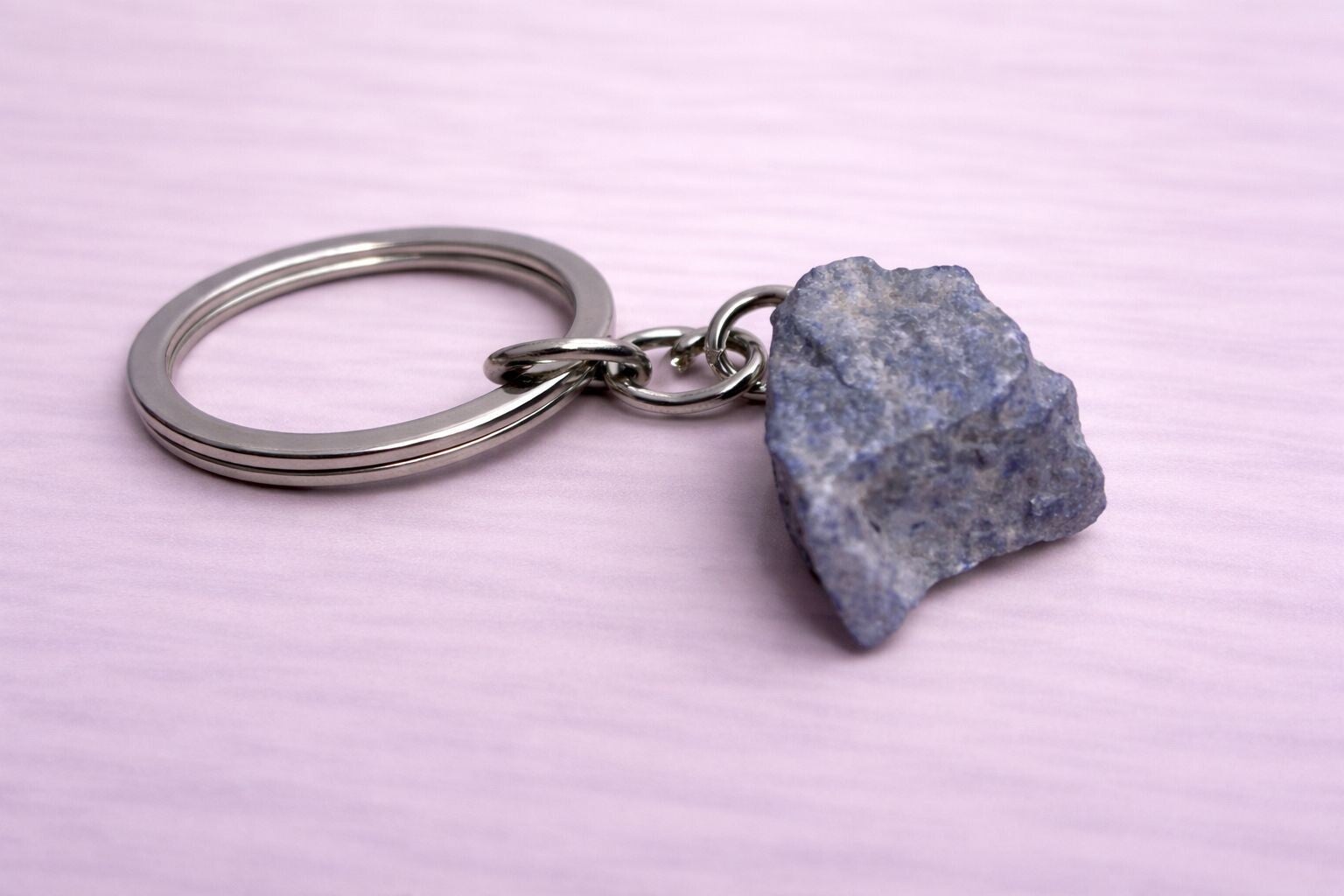 Lapis Lazuli sleutelhanger ruw