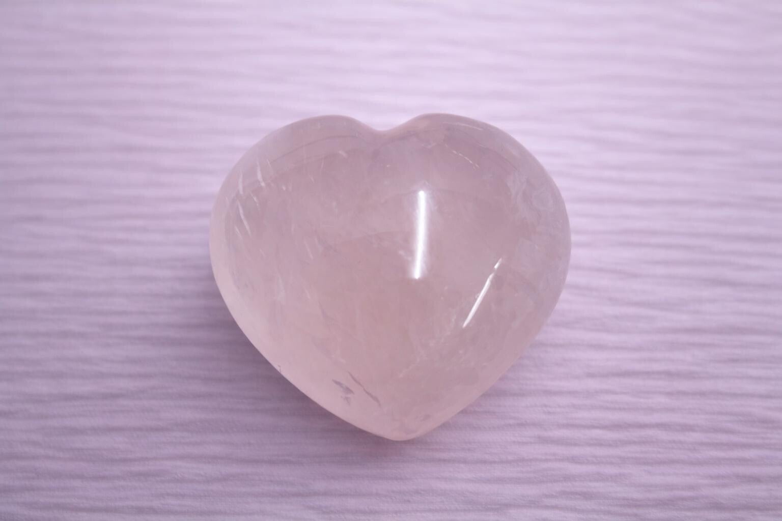 Rozenkwarts palmsteen hart