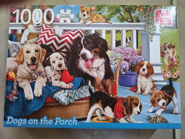 Dogs on the Porch
