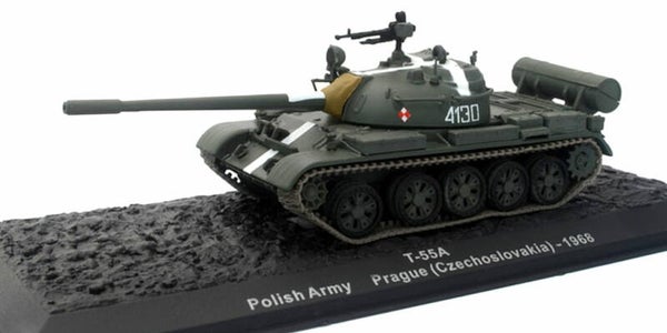 T55-A Polish Army Prague Czechoslovakia