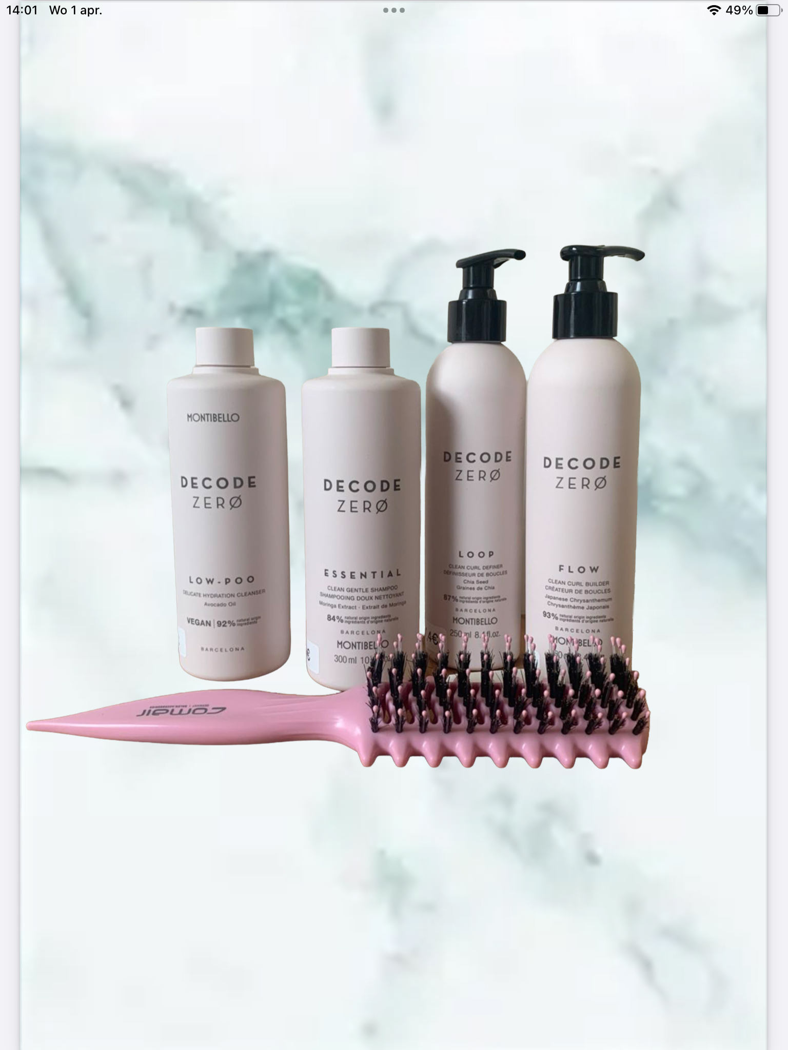 startpakket 2 decode zero curly/coily