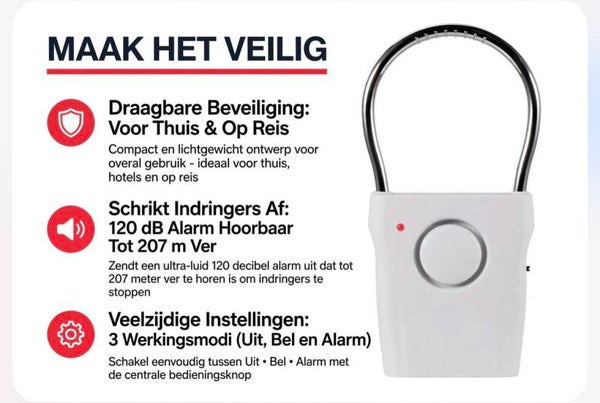 VEILIG ALLEEN THUIS? DOE DIT! 😱