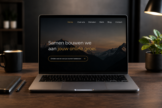 Professionele website en sterke eerste indruk