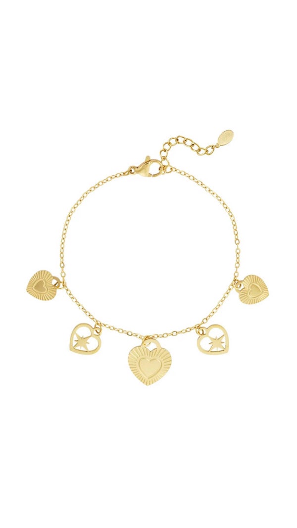 Little Heart charm armband