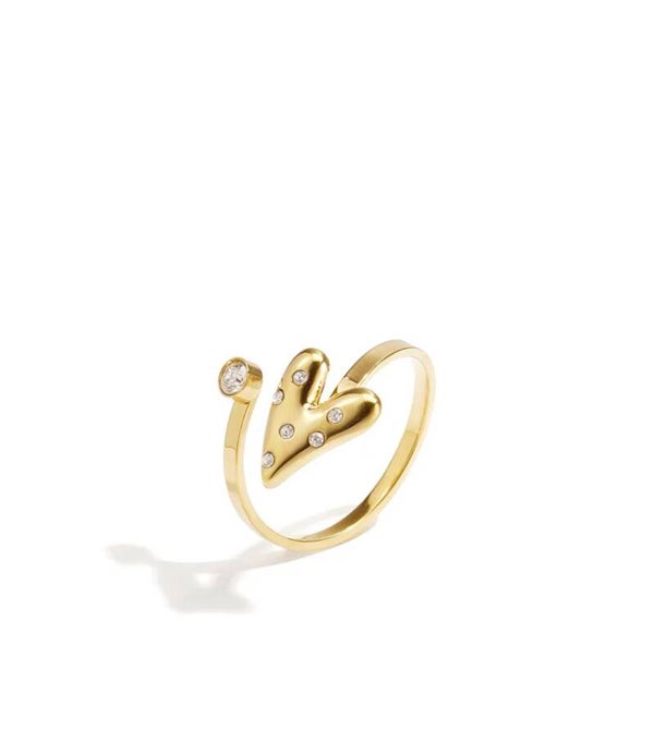 Twist diamant love ring