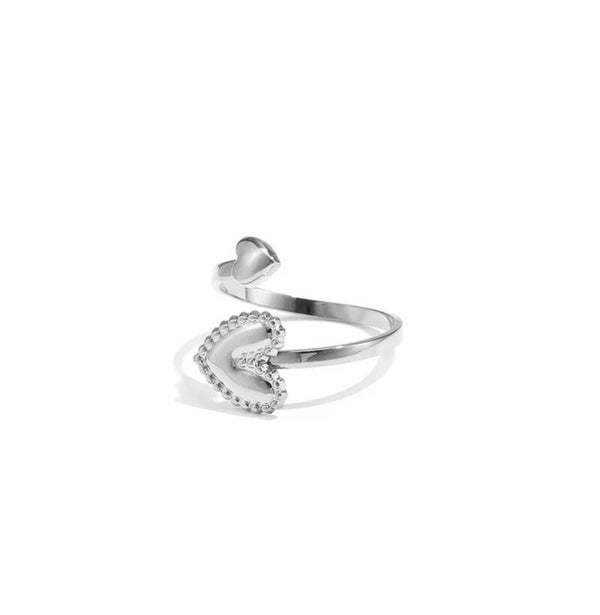 Sofia love ring zilver
