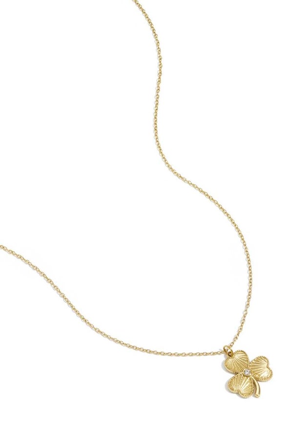 Klaver ketting goud