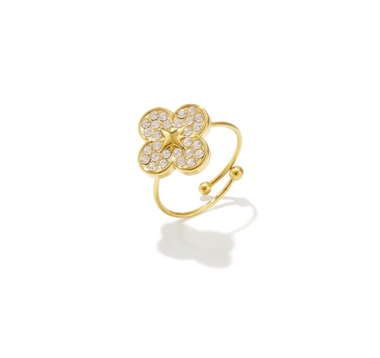 Luxe klaver ring