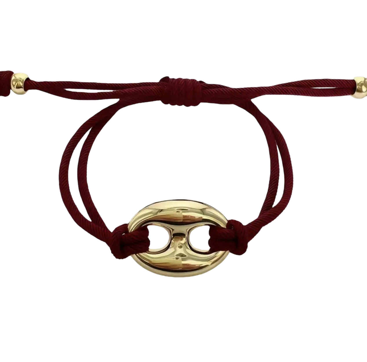 Amoura armband bordeauxrood
