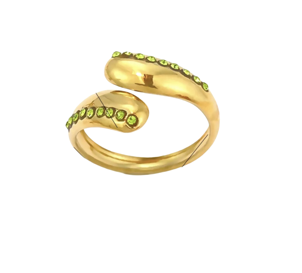 Sparkel ring groen