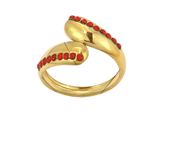 Sparkel ring rood