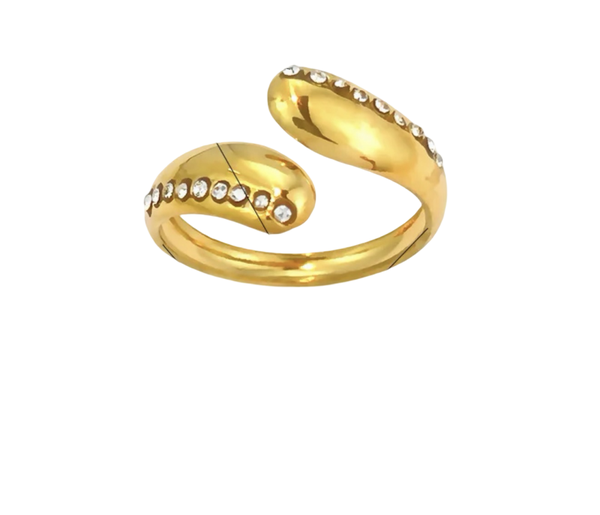 Sparkel ring wit