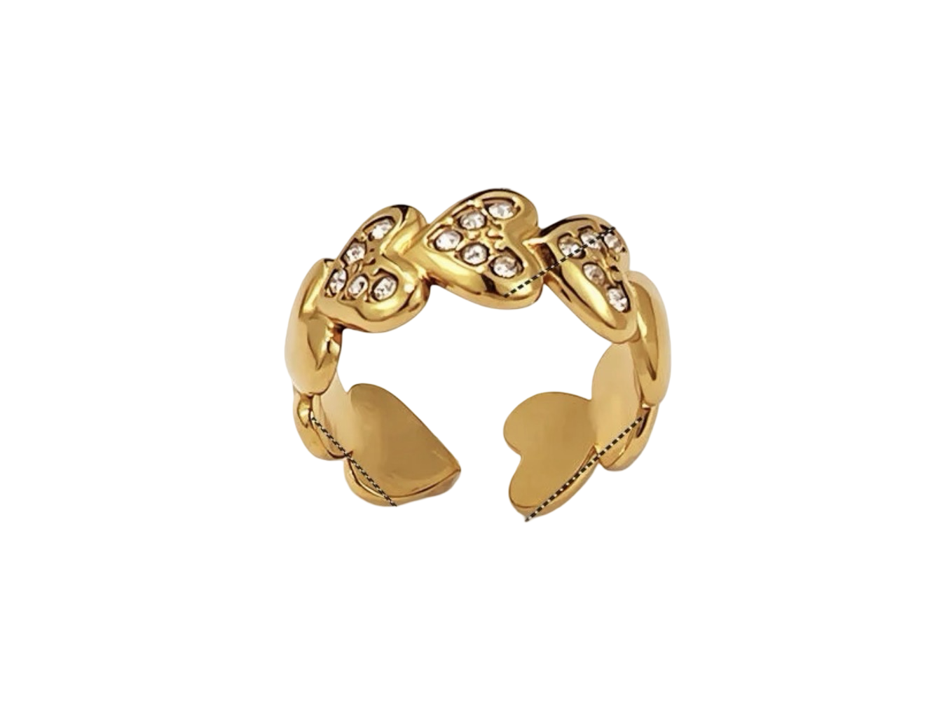 Sparkel love ring