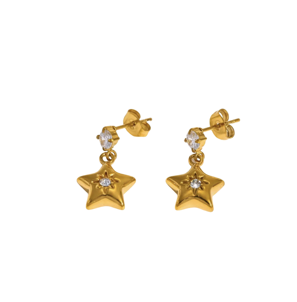 Diamant star studs