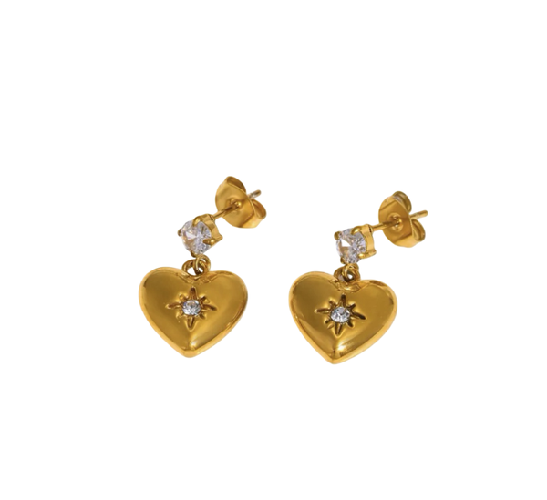 Love diamant studs