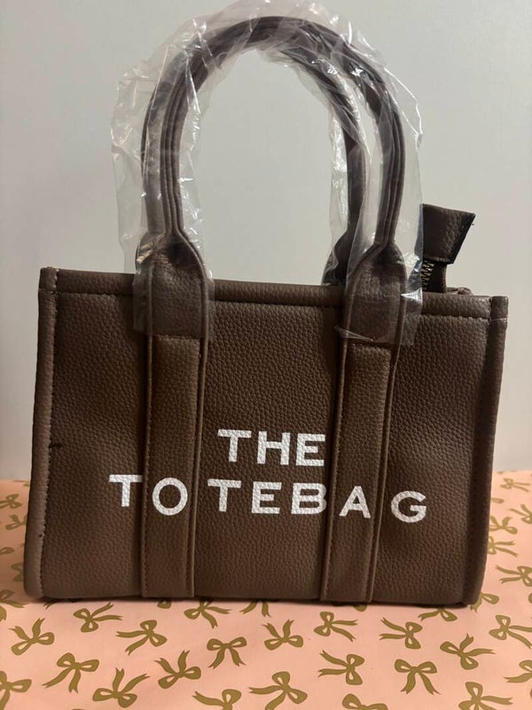Tote bag grijs/bruin
