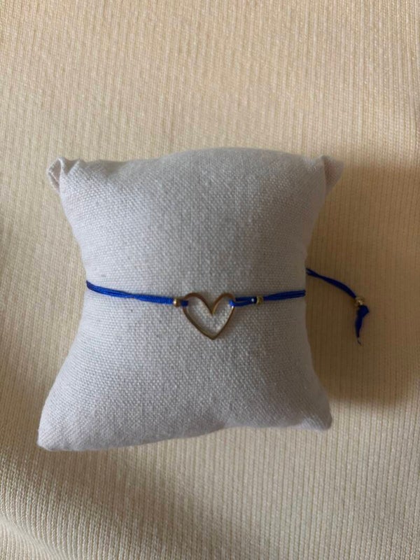 Donker blauwe armband