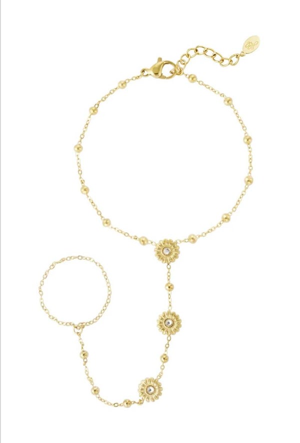 Blossum hand chain