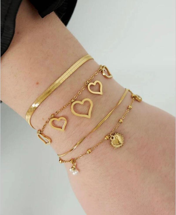 Love dubbel armband