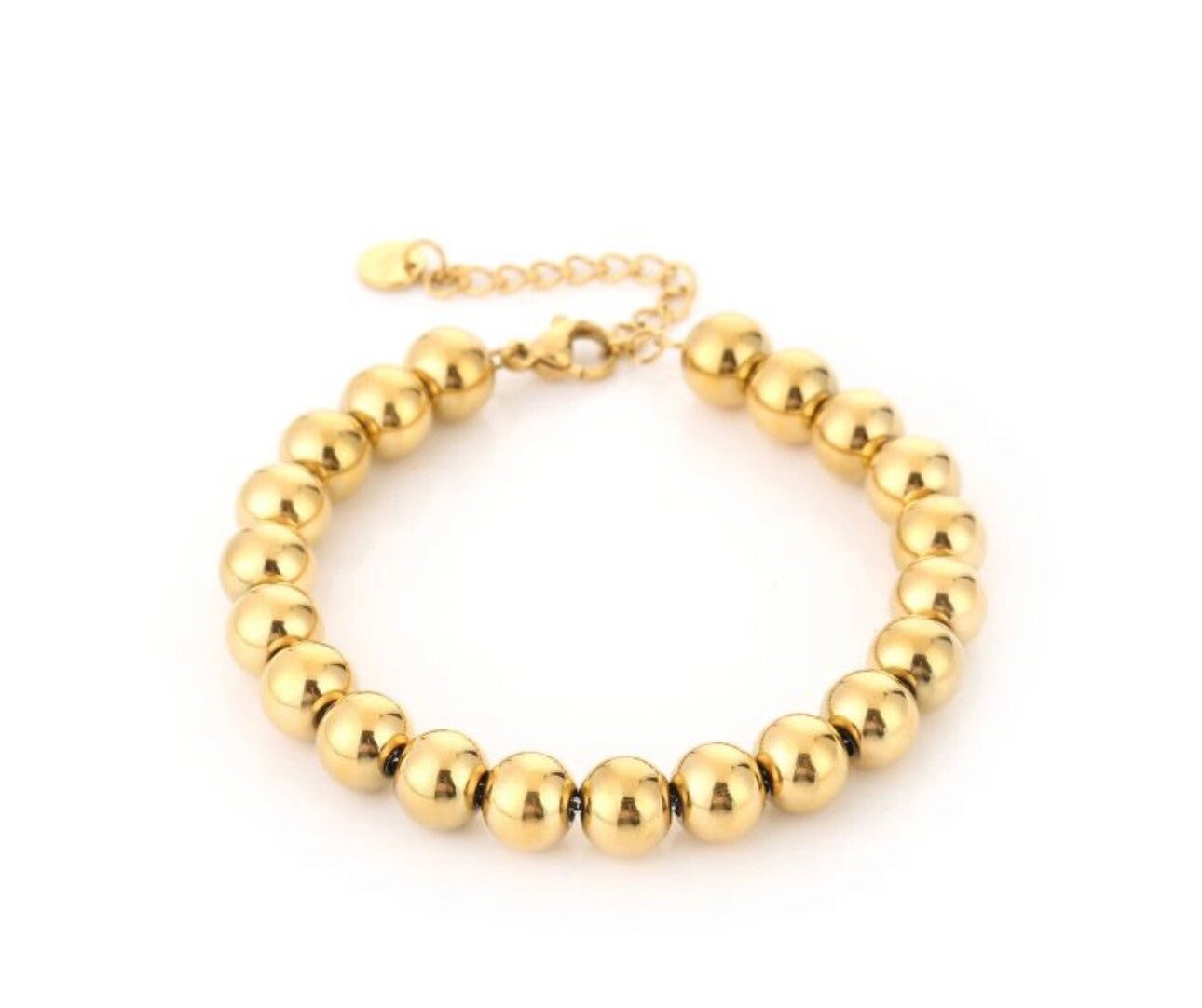 Bubbel armband goud