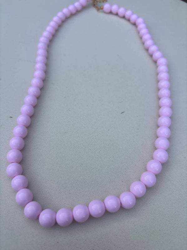 Bubbel ketting roze