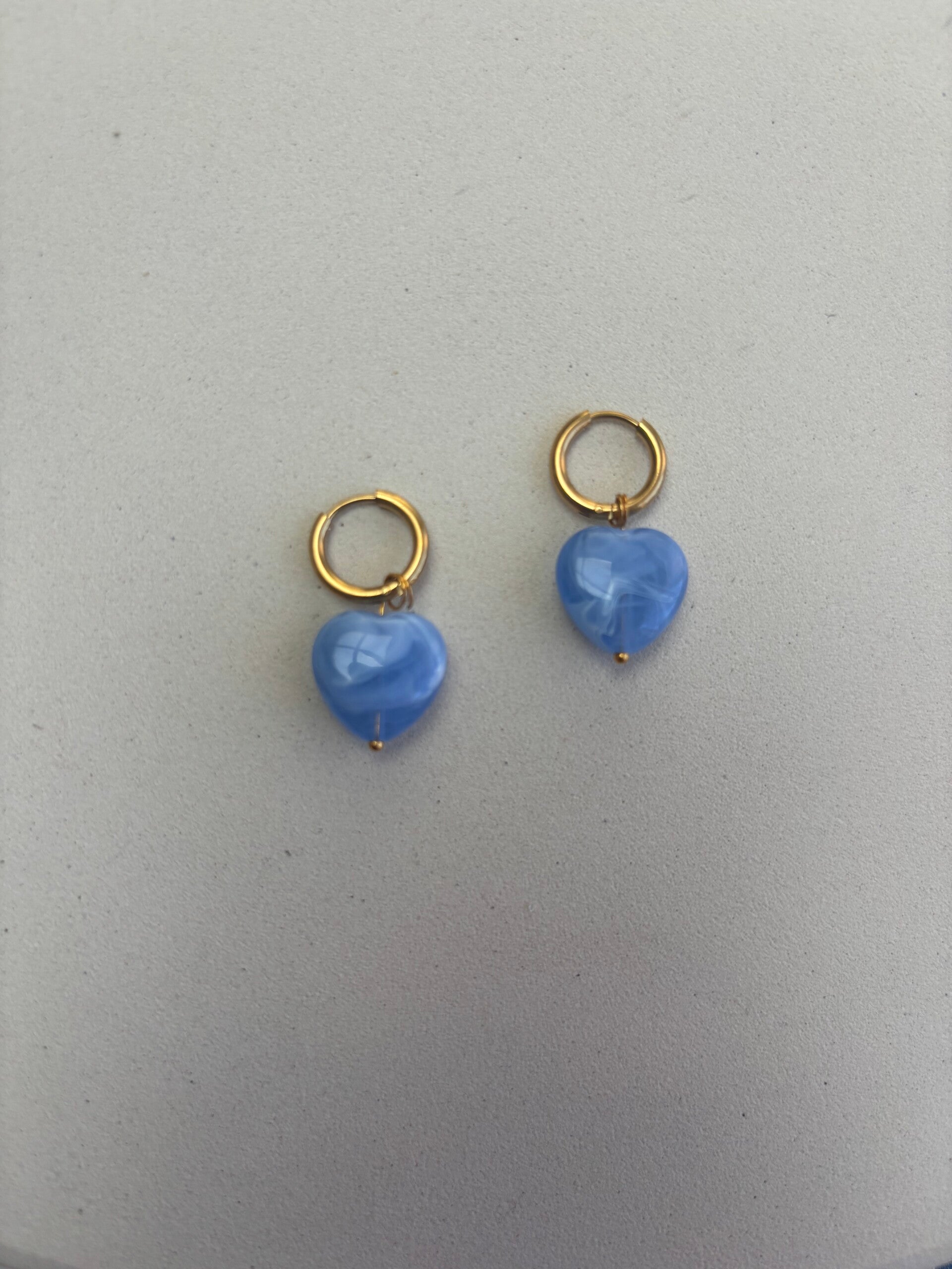 Mollie oorbellen licht blauw