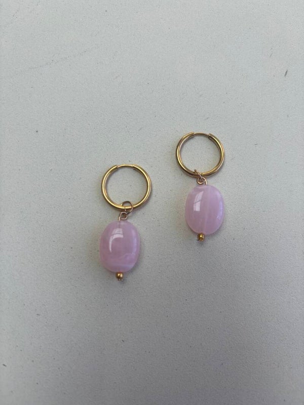 Nola oorbellen roze