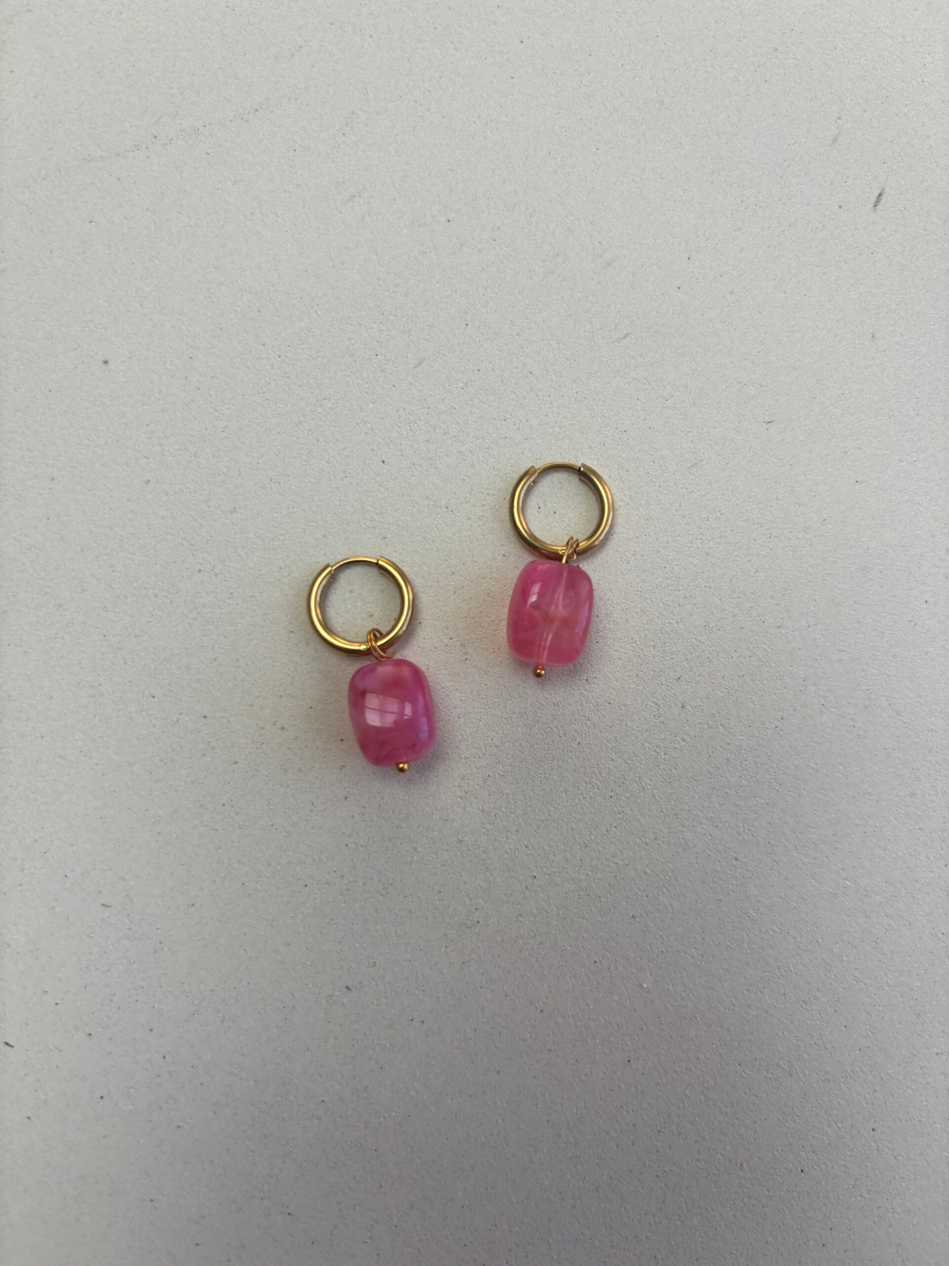 Senna oorbellen roze