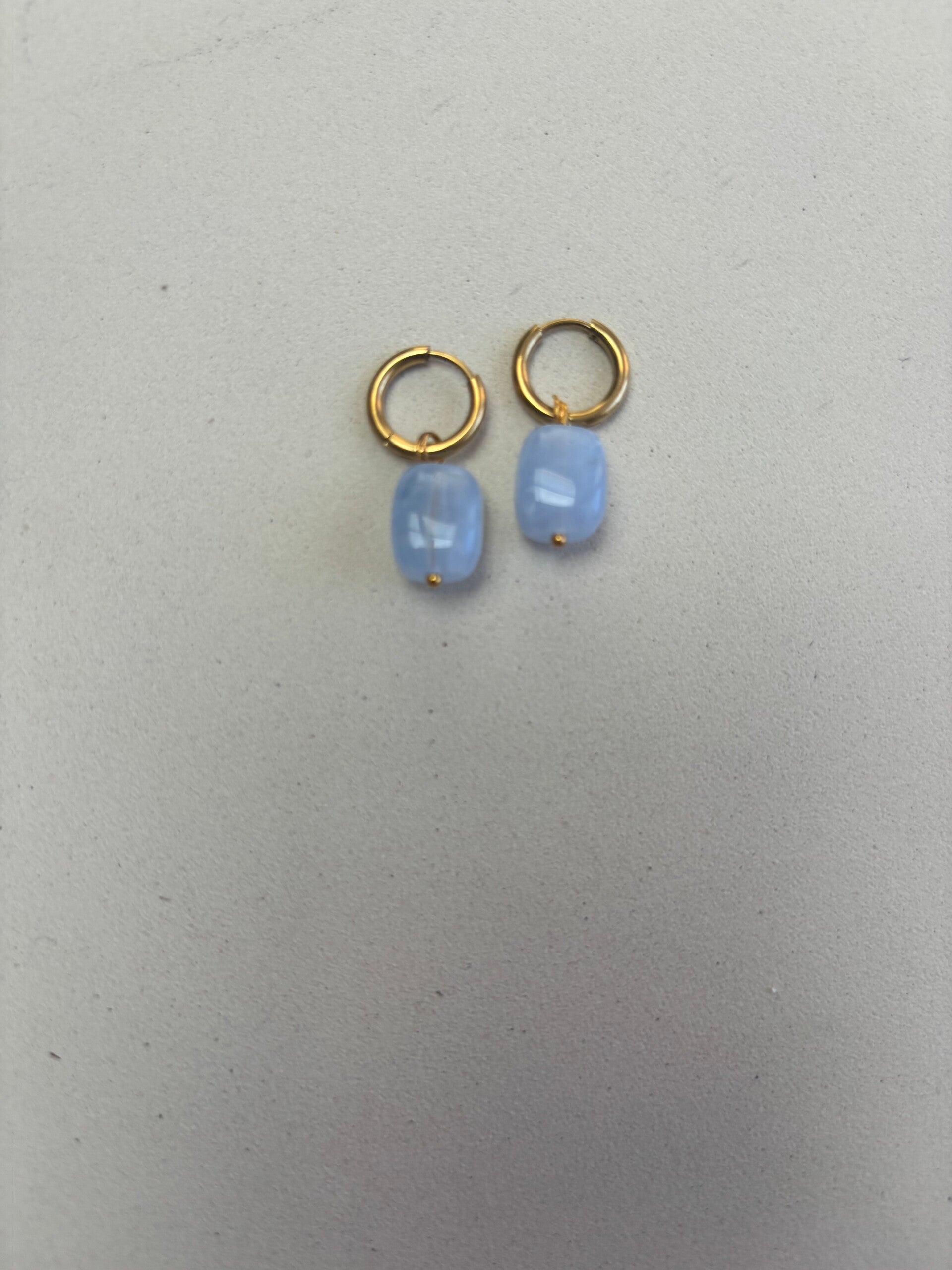 Senna oorbellen blauw