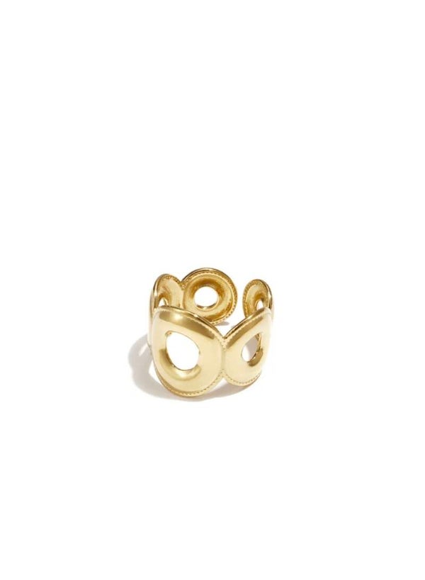 Ovale ring goud