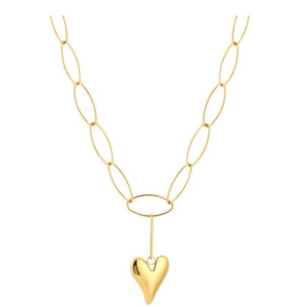 Mila love ketting goud